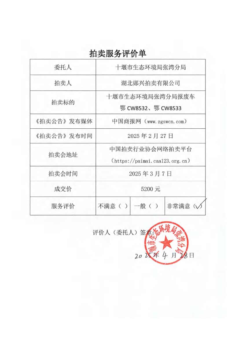 十堰市生態(tài)環(huán)境局張灣分局